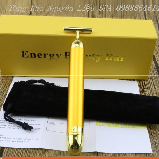 Cây Massage Mặt Mạ Vàng 24K