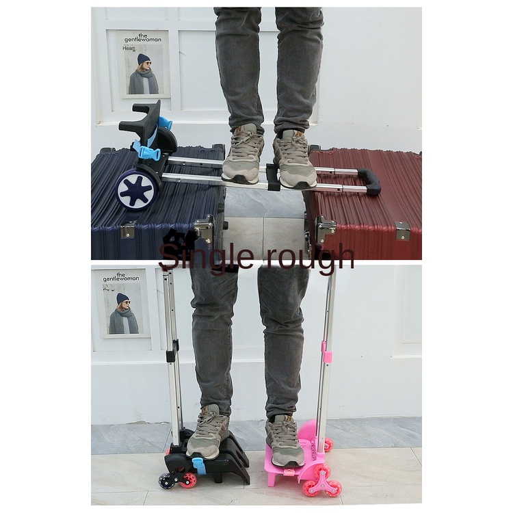 Giá kéo balo ba bánh xe tiện lợi cho học sinh nam và nữ