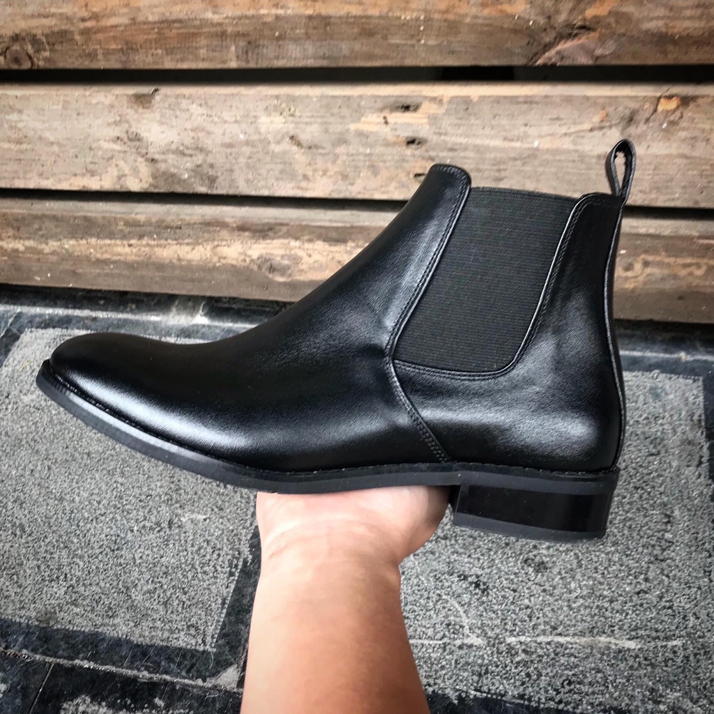 Giày Da Nam Công Sở Chelsea boots Tăng Chiều Cao