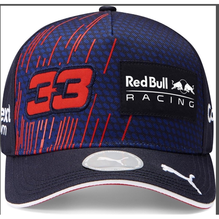 F1 Red B — u — l — l Racing RedBull Verstappen Mũ bóng chày