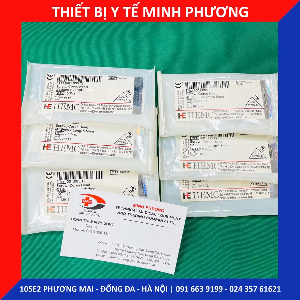 Vít titan 1.5 các cỡ