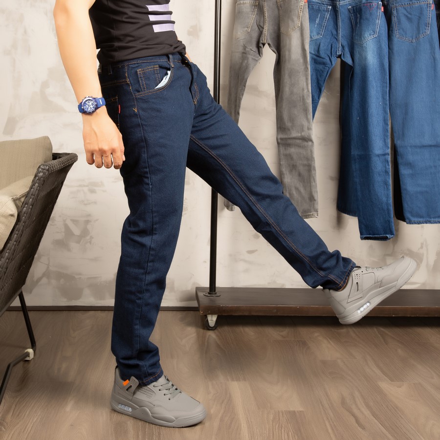 Quần jean nam ống suông jean đẹp siêu bền TS61 Tronshop