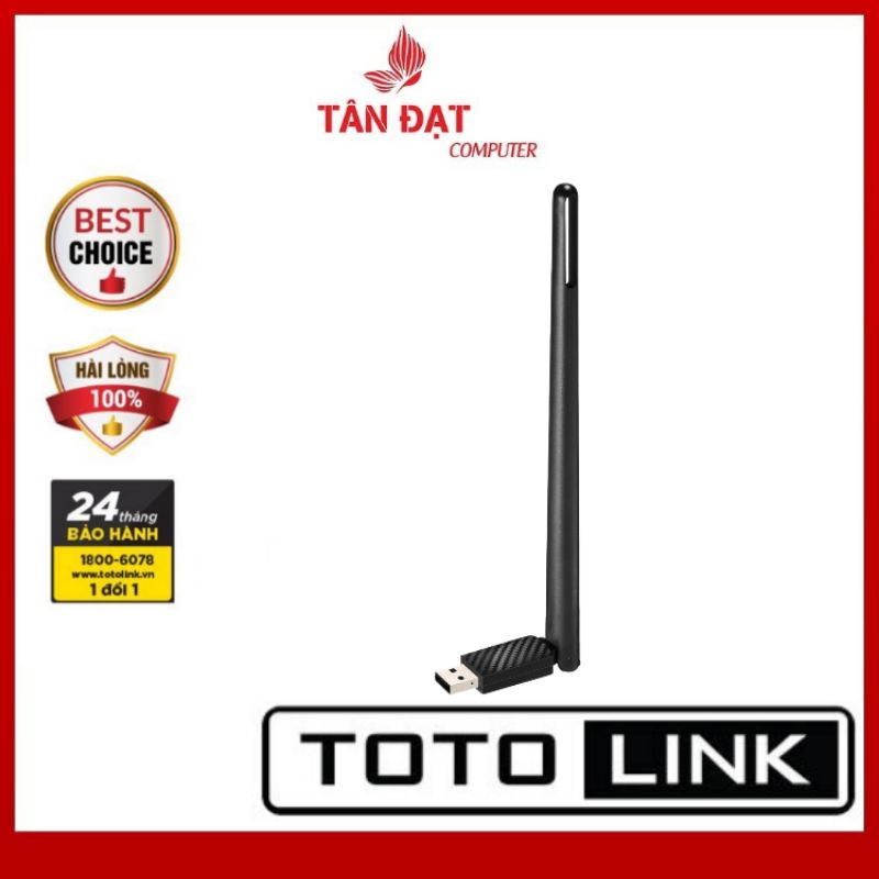 Thiết bị thu phát wifi usb  totolink N150UA - Chính Hãng Mới 100%- Full box nguyên siu