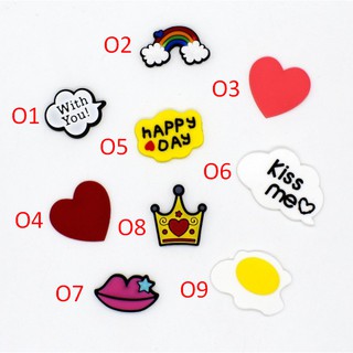 Sticker,Jbit 2d gắn dép sục dép lỗ