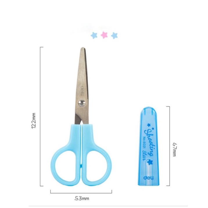 Kéo cắt giấy thủ công mũi tròn an toàn tiện lợi cho trẻ em ShopMaeum610
