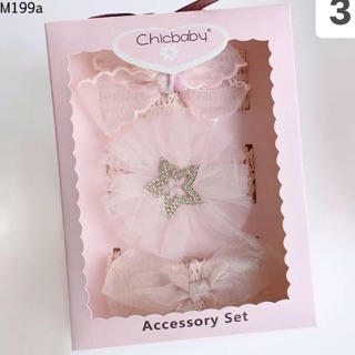 Set 3 băng đô Chicbaby cho bé