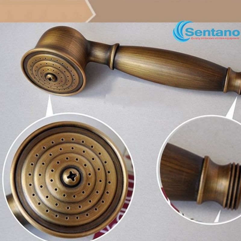 ✅GIÁ SỐC✅ Bộ sen cây tắm nóng lạnh.chất liêụ đồng thau giả cổ