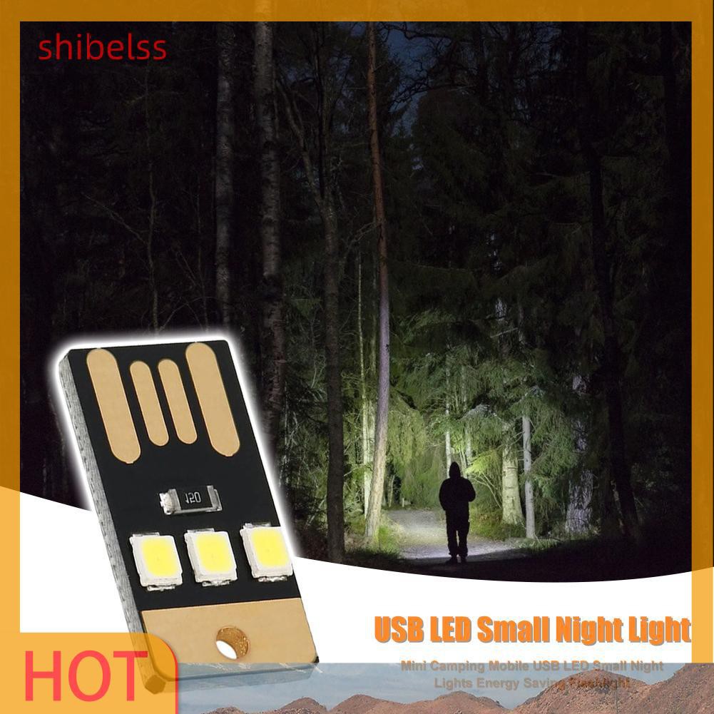 Đèn ngủ LED nhỏ mini USB tiết kiệm năng lượng thích hợp đi cắm trại