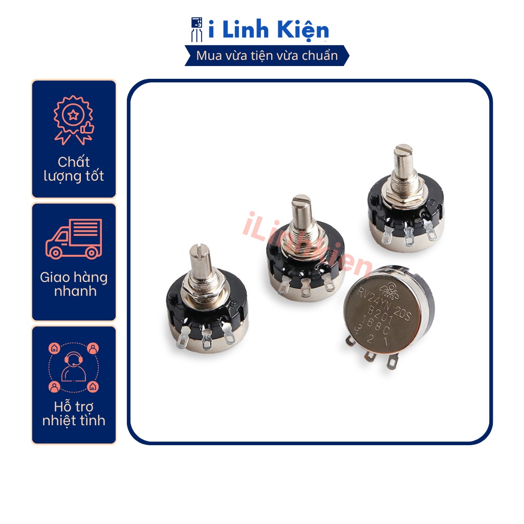 Chiết áp đơn RV24YN 20S TOCOS 1K - 1M chất lượng tốt