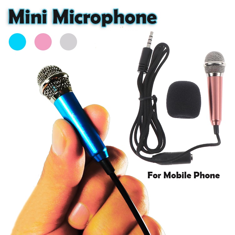 Micro Mini Cầm Tay Giắc Cắm 3.5mm Dành Cho Điện Thoại Di Động