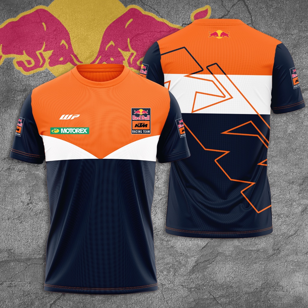 F1 Áo Thun In Hình 3D KTM RED BULL RACING Jersey