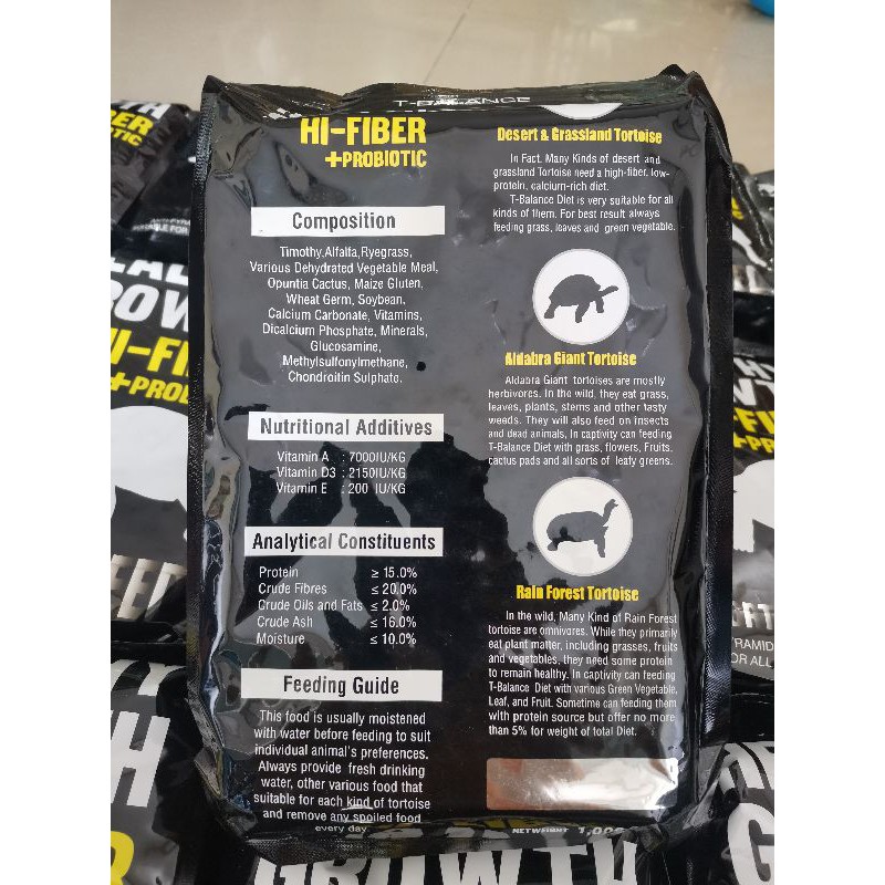 Thức ăn T Balance dành cho rùa cạn