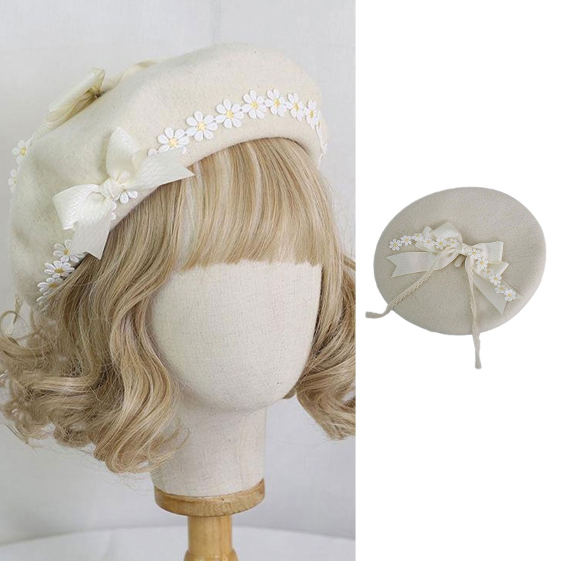 Nón Beret Thời Trang Phong Cách Lolita Cho Nữ