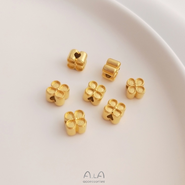 Hạt Xỏ Vòng Hạt Cườm Nhỏ Màu Sắc Mạnh Dùng Làm Trang Sức Thủ Công diy