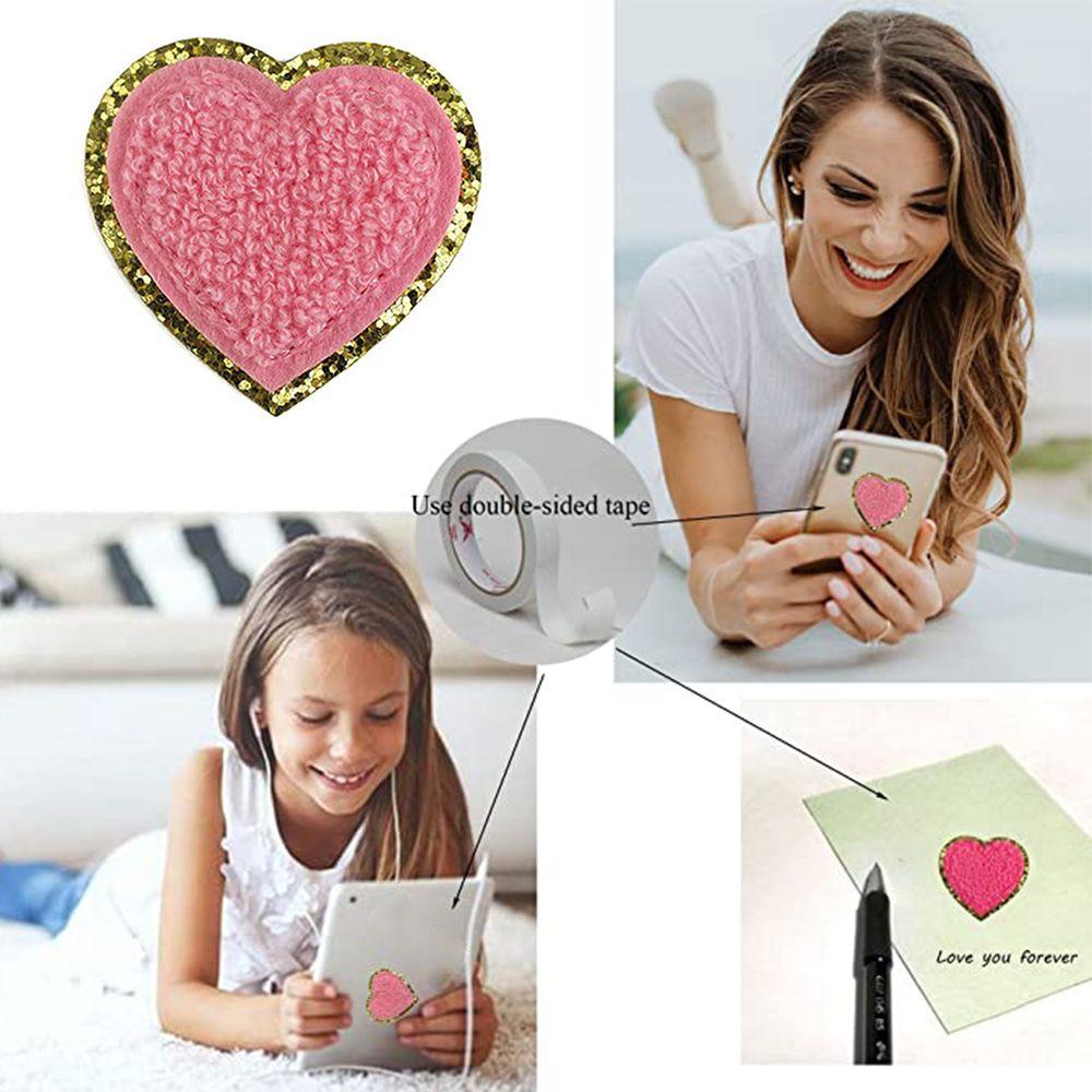 Bộ 4 Miếng Vá Quần Áo Đính Kim Sa Nhiều Màu Sắc DIY