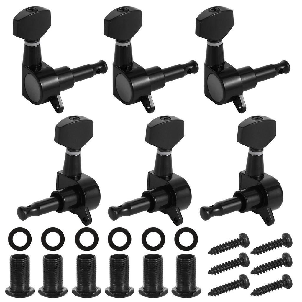 Set 6 Núm Vặn Điều Chỉnh Âm Lượng Hình Vuông Cho Đàn Guitar|Đóng Cửa Chất Lượng Cao Tiện Dụng