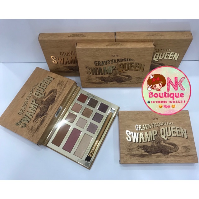 Bảng Phấn Mắt Đa Năng Tarte Swamp Queen Eye & Cheek Palette