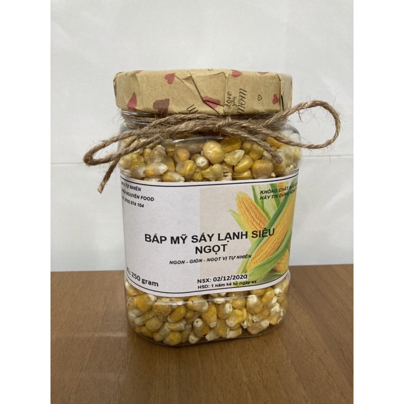 BẮP MỸ SẤY LẠNH SIÊU NGỌT- BÁN SỈ LIÊN HỆ SHOP