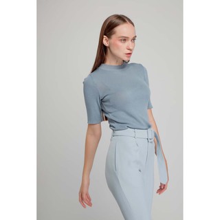 COCOSIN - Quần Côn Basic Belt Buckle Xanh