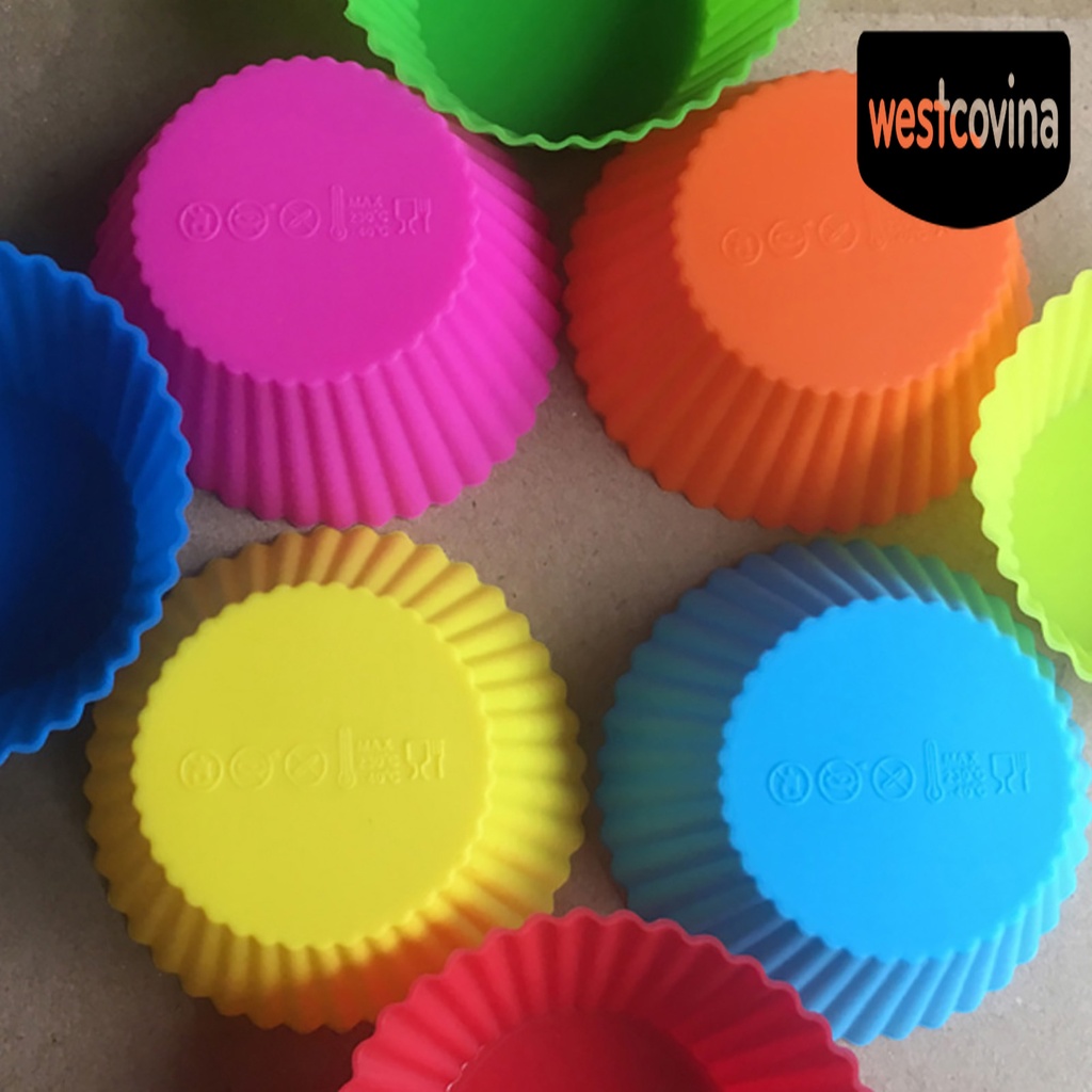 [Hot]☀ Set 6 / 12 / 24 Khuôn Silicone Làm Bánh Chịu Nhiệt Tốt Tiện Dụng