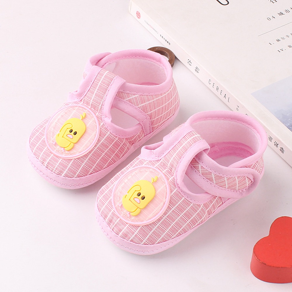 Giày Tập Đi Đế Mềm Hình Vịt Vàng Cho Bé 0-1 Tuổi