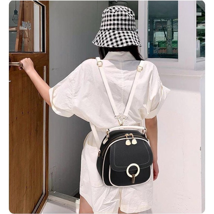 Túi xách nữ đeo chéo phong cách Hàn Quốc để được nhiều đồ chất da mềm mịn Capucha T147