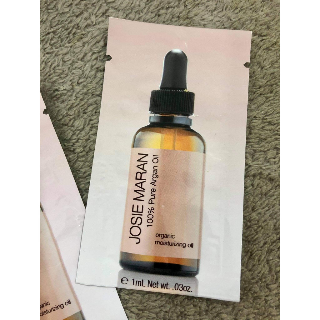Bản Mỹ mini size 1ml Dầu dưỡng da Josie Maran 100% Pure Argan oil