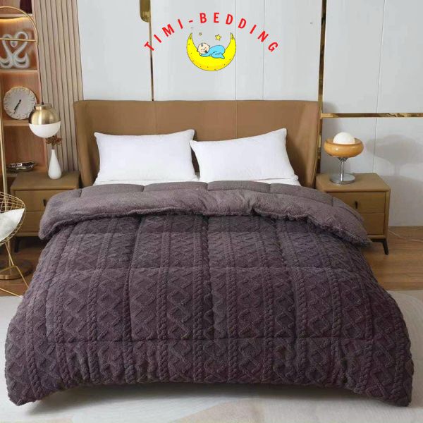 Chăn tafurong lông cừu tuyết nặng 4kg nhập khẩu, chính hãng kích thước 200 x 230 cm - Timibedding