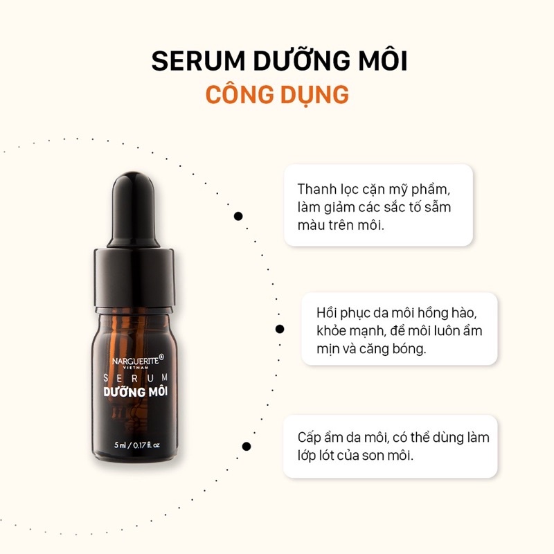Serum Dưỡng Môi, Giảm Thâm Môi Narguerite 5ml