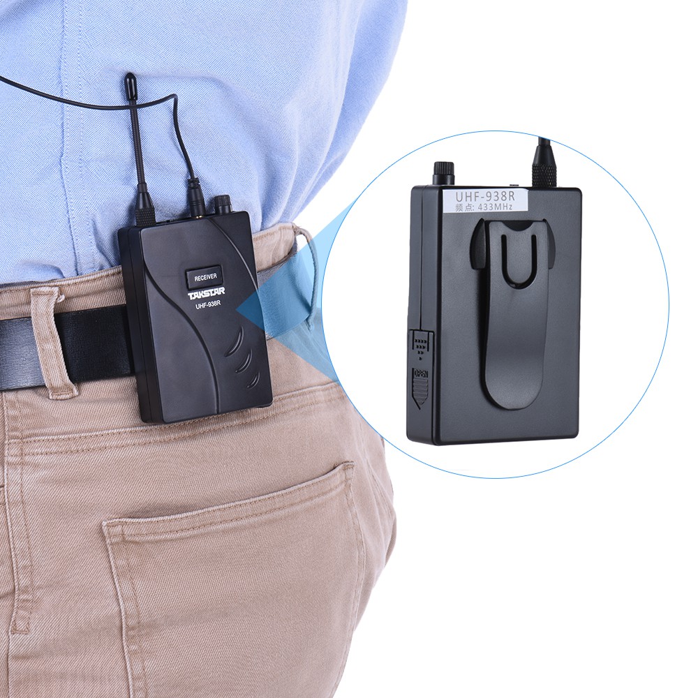 Takstar UHF-938 - Bộ Micro Không Dây Cho Tour Du Lịch