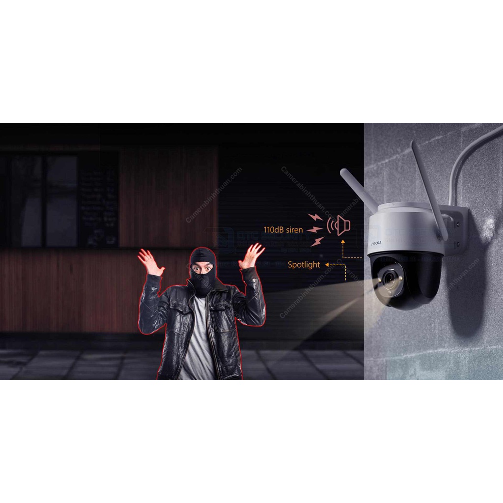 [CHÍNH HÃNG] Camera WIFI IMOU IPC-S22FP Không dây ngoài trời có màu ban đêm, Xoay 360, Cảnh báo chủ động, Tích hợp Mic