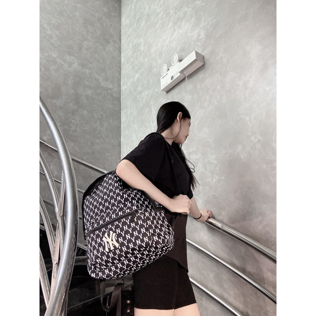Balo / ba lô  B486 M/L/B N/Y MONOGRAM BACKPACK size: 42 cm x 30 cm x 15 cm Made in Ko/rea full-tem-tag