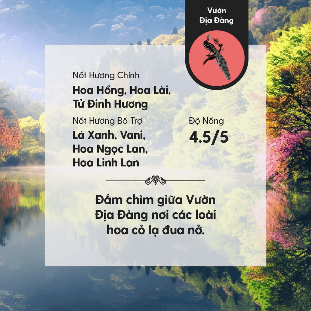 Tinh Dầu Thơm Phối Hương Eden's Garden (Vườn Địa Đàng) Heny Garden - Làm Nến Thơm, Xông Thơm Phòng