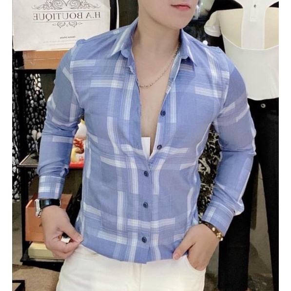 [SIÊU PHẨM]💥Áo sơ mi nam dài tay ❤️FREESHIP❤️ áo sơ mi kiểu hàn quốc họa tiết đẹp vải lụa thoáng mát | BigBuy360 - bigbuy360.vn