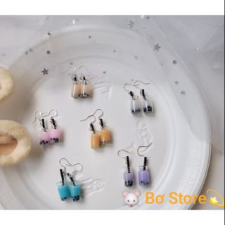 Bông Tai Hình Ly Trà Sữa Dành Cho Các Bạn Có Niềm Đam Mê Với Trà Sữa.