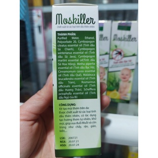 Tinh Dầu Bạc Hà Đuổi Muỗi MOSKILLR 50ML