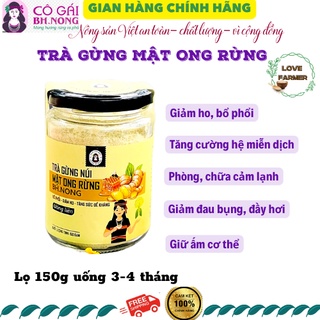 Trà Gừng Núi Mật Ong Rừng Bhnong - Trà gừng Bh.nong tăng cường đề kháng, ấm cổ hong, giảm ho - LOVE FARMER SHOP