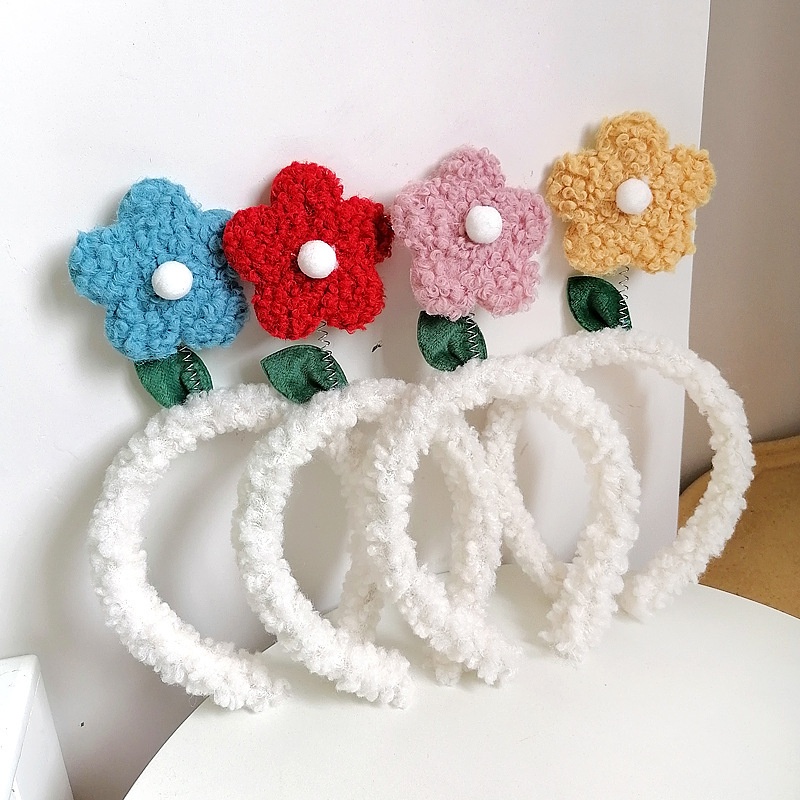 Băng Đô Cài Tóc Đính Hoa Hướng Dương Nhỏ Dễ Thương Vui Nhộn Thời Trang Hàn Quốc