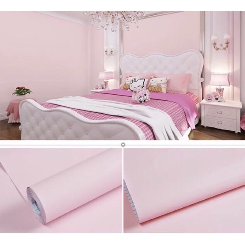 Giấy dán tường xanh Ngọc trơn có keo sẵn khổ 45cm | BigBuy360 - bigbuy360.vn