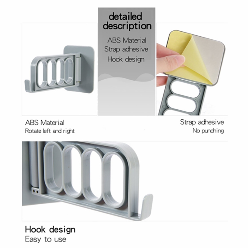 Móc treo đồ dán sau cửa gấp gọn được độc lạ tiện lợi cho gia đình