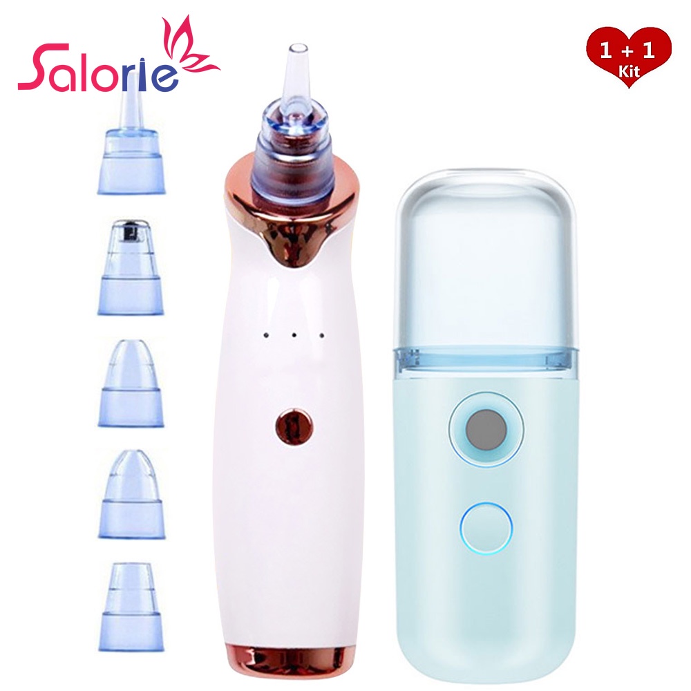 Máy hút mụn Salorie D00071 có thể sạc lại tẩy mụn đầu đen làm sạch lỗ chân lông sử dụng công nghệ Nano chăm sóc da