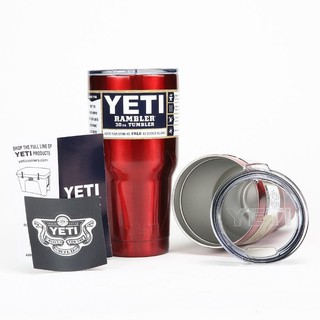 Set Ly YETI Inox giữ nhiệt với nắp đậy kín và kèm túi