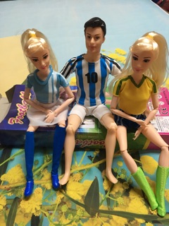 Búp bê đá bóng có khớp