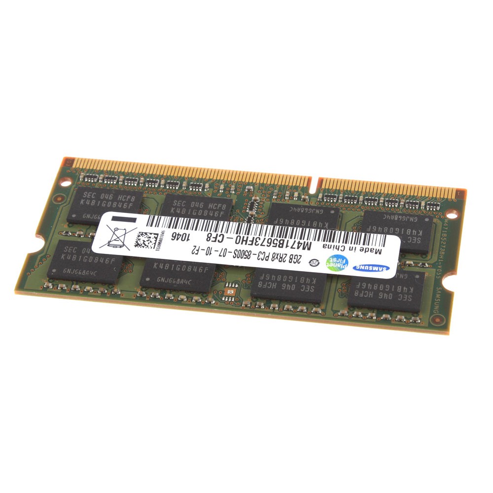 Bộ Nhớ Ram 100% Cho Samsung 2gb 2rx8 Ddr3 1066mhz Pc3-8500S Laptop Cl7 So-Dmm Bd32 | BigBuy360 - bigbuy360.vn