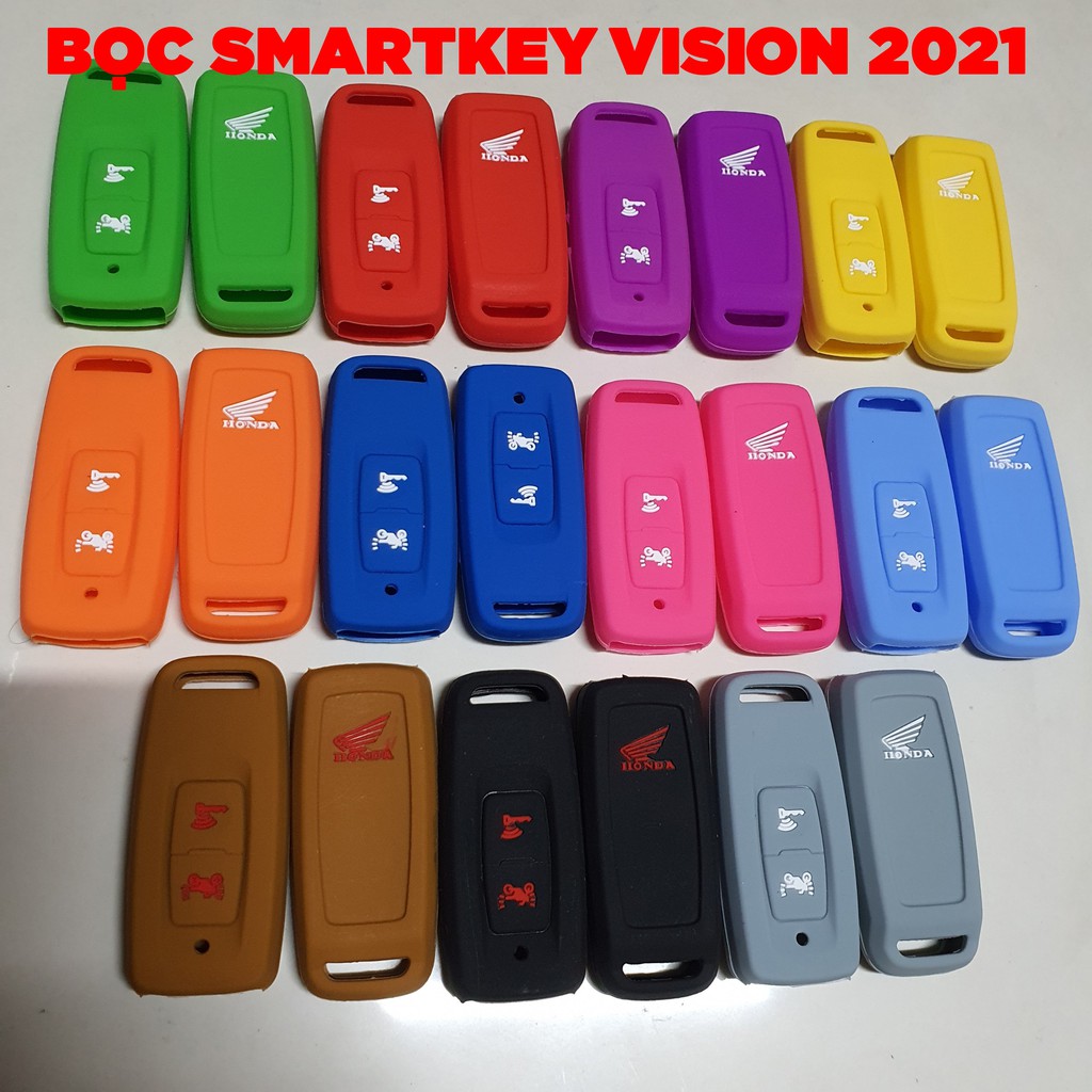 🍁  BỌC CHÌA KHÓA SMARKEY VISION 2021, AB 2020, SH VIỆT , SH MODE, LEAD,AB,VISION,VARIO,PCX... BỌC SILICON SMK  🍁