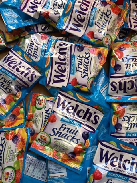 NGUYÊN THÙNG KẸO DẺO TRÁI CÂY WELCH’s Mỹ date mới