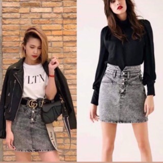 #zara CHÂN VÁY KẺ SỌC ✖️