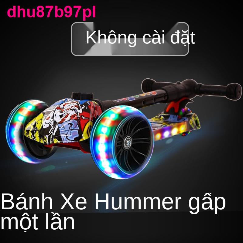 xe tay ga trẻ em 1-2-3-6-8-14 tuổi yo-yo ô tô bé trai và gái Scooter đơn