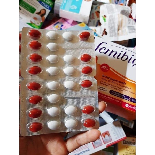 Femibion bầu chính hãng 0, 1, 2, 3 cho bà bầu số 1 Châu Âu