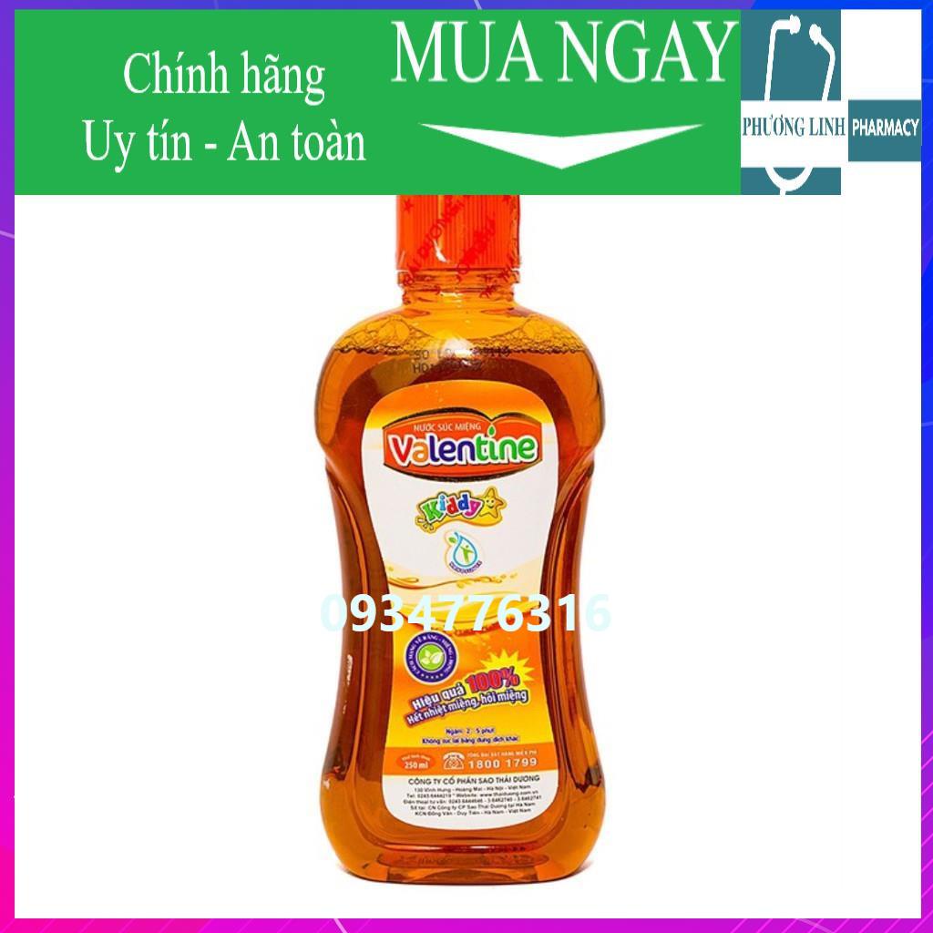✅ Nước súc miệng VALENTINE Thái Dương 250ml và 500ml